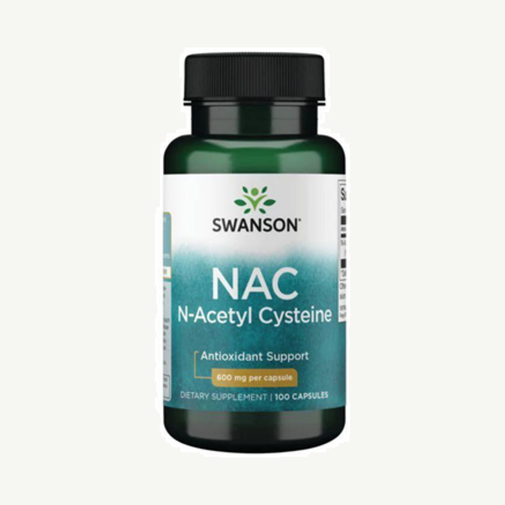 Förpackningen till NAC 600mg 100k