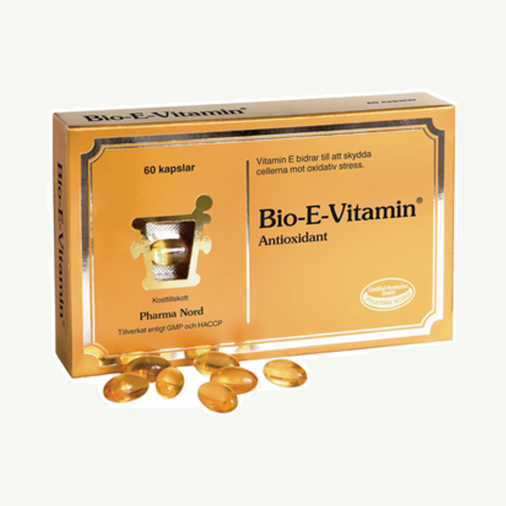 Förpackningen till Bio-E 134mg 60k