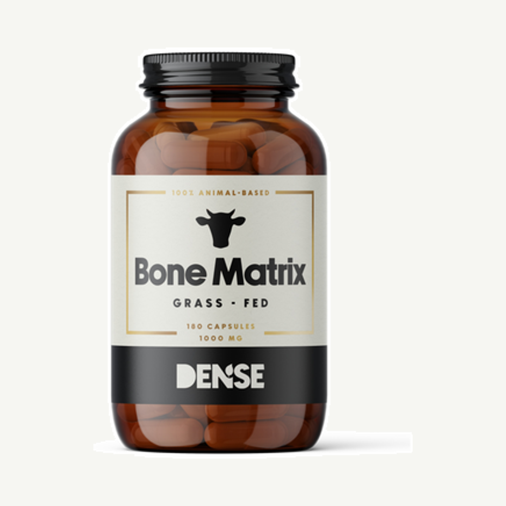 Förpackningen till Bone Matrix 180k
