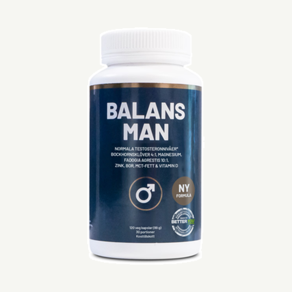 Förpackningen till Balans Man 120k