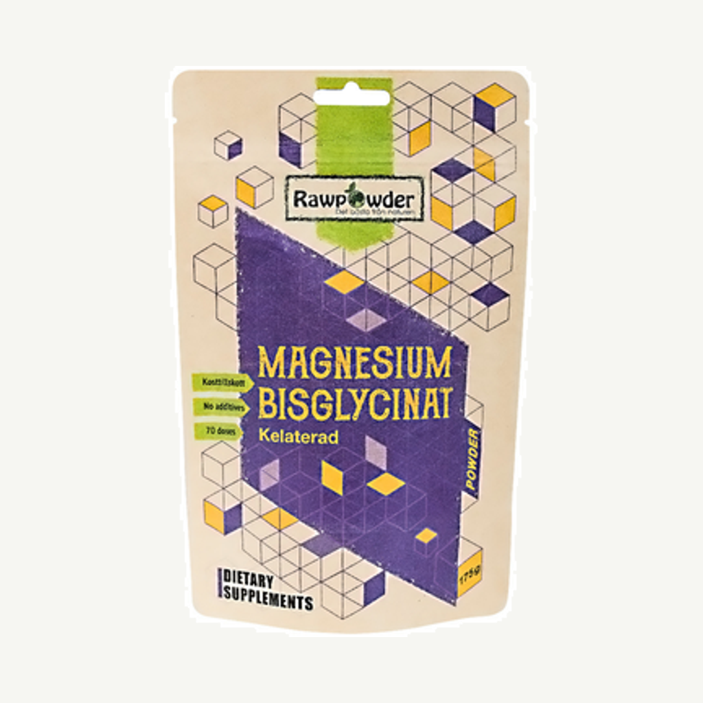 Förpackningen till Magnesiumbisglycinat 175g