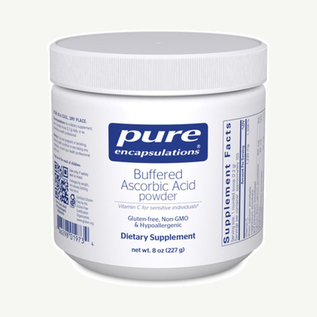 Förpackningen till Buffered Ascorbic Acid Powder 227g