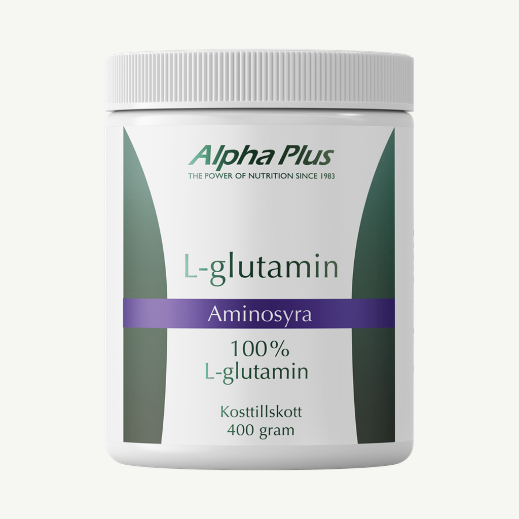 Förpackningen till L-glutamin 400 g