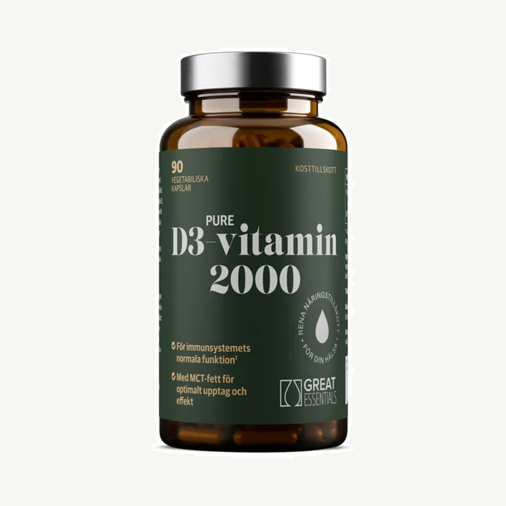 Förpackningen till D3-vitamin 2000IE 90k