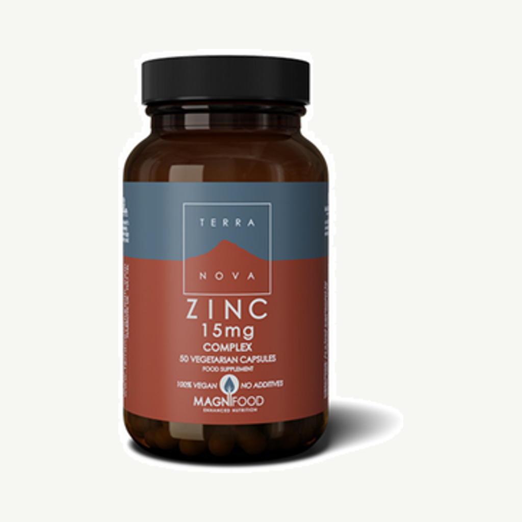 Förpackningen till Zink Complex 15mg 50k