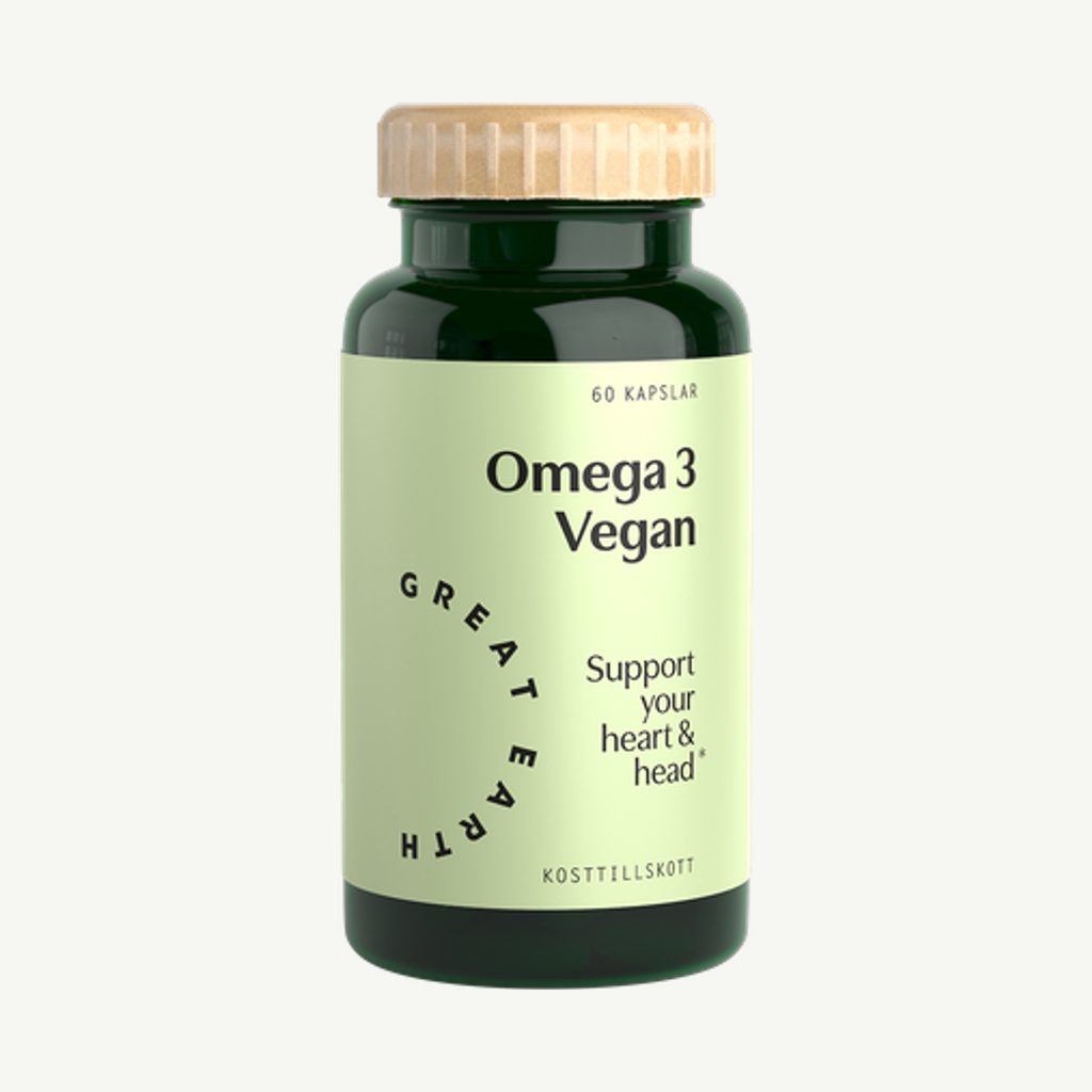 Förpackningen till Omega 3 Vegan