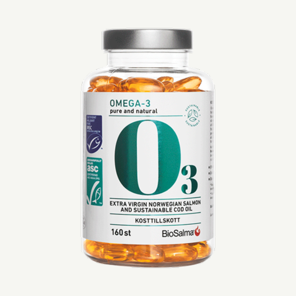 Förpackningen till Omega-3 miljömärkt 800mg