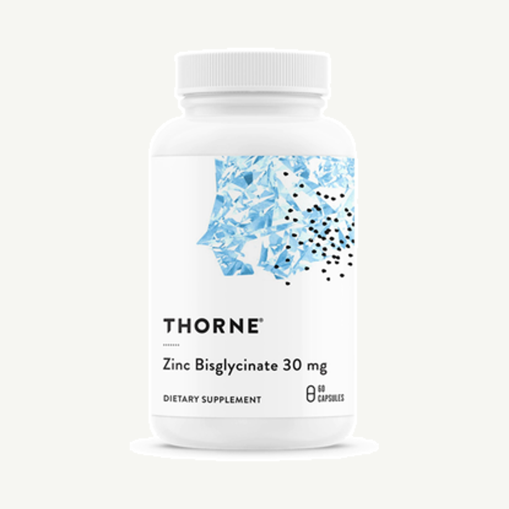 Förpackningen till Zinc Bisglycinate 30mg 60k