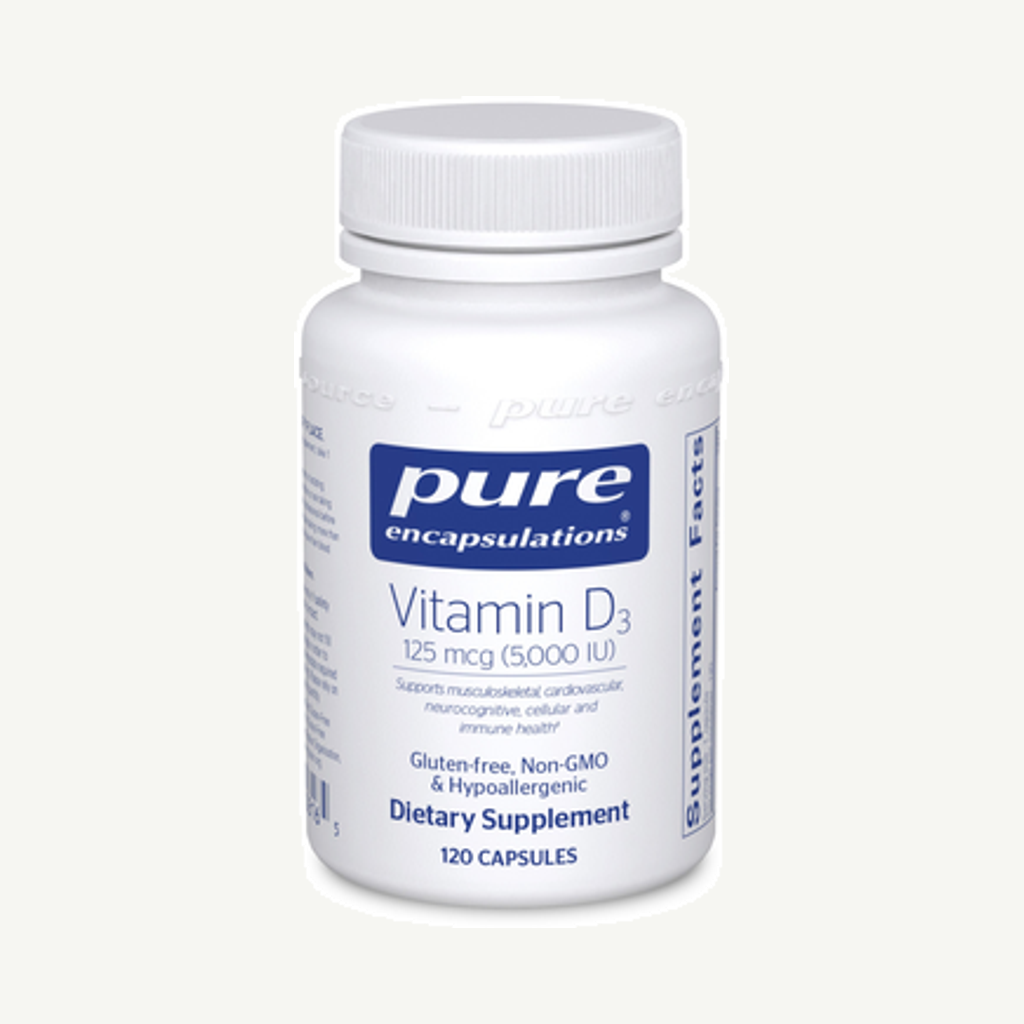 Förpackningen till Vitamin D3 5000IE 120k