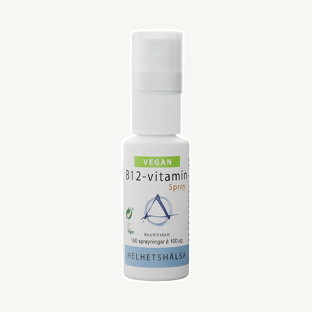 Förpackningen till B12-Vitamin Spray 20 ml