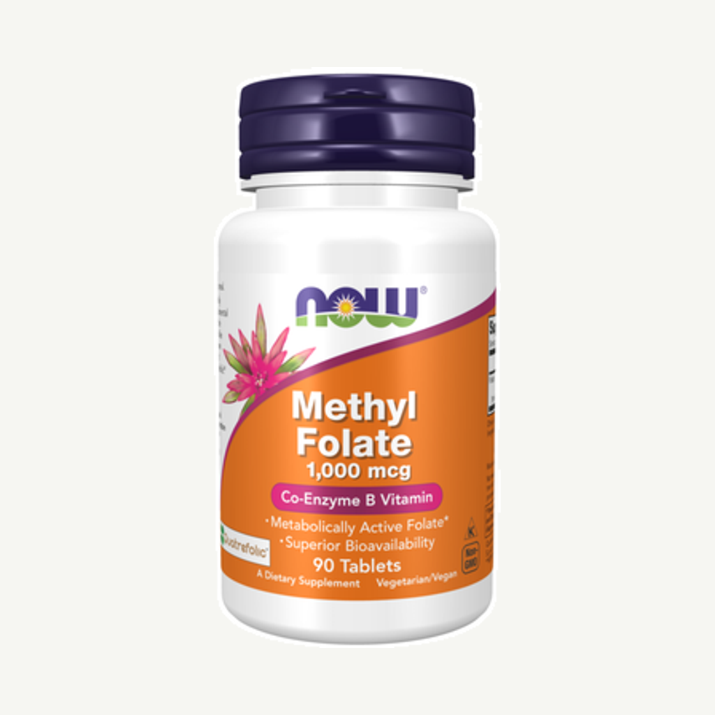 Förpackningen till Methyl Folate 1000mcg 90t