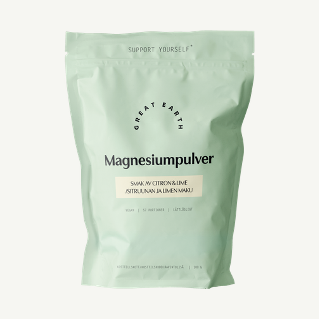 Förpackningen till Magnesiumpulver