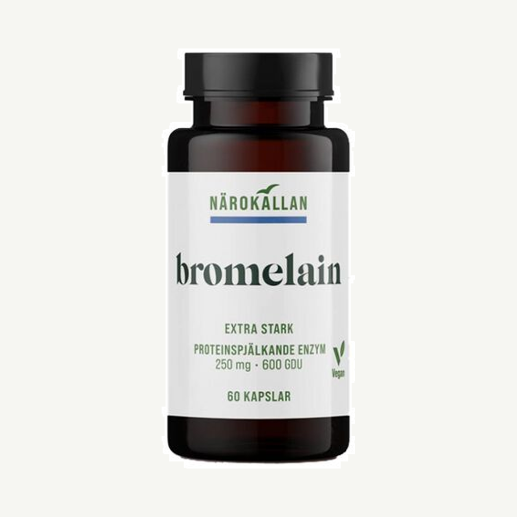 Förpackningen till Bromelain 60 kapslar