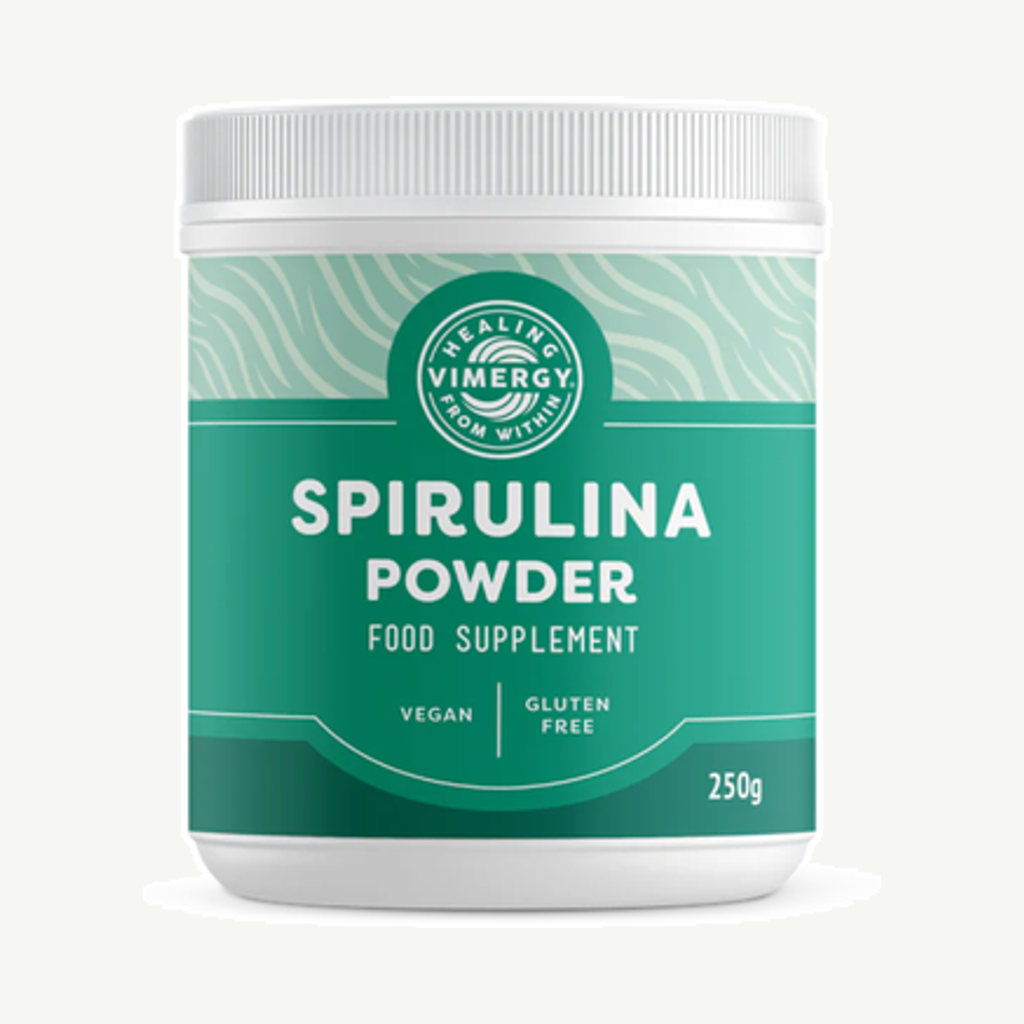 Förpackningen till Spirulina Powder 250g