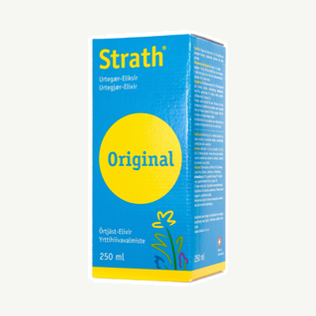 Förpackningen till Bio-Strath 250ml