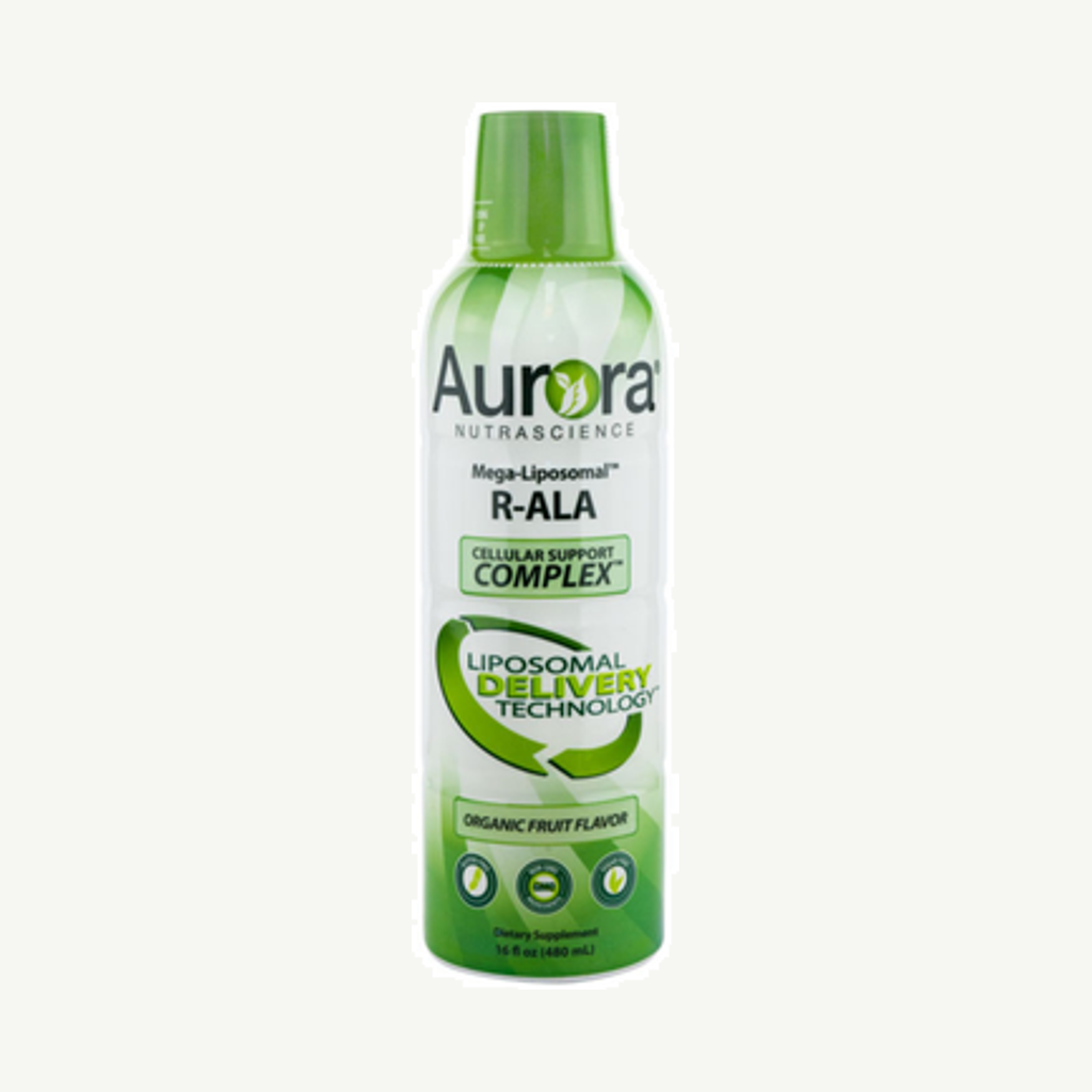 Förpackningen till Liposomal R-ALA 480ml