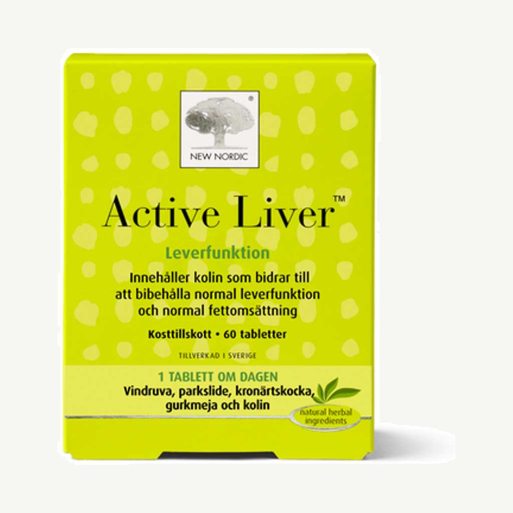 Förpackningen till Active Liver 60t
