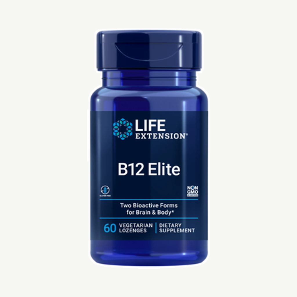 Förpackningen till B12 Elite Adenosyl/Methyl 1000mcg 60t