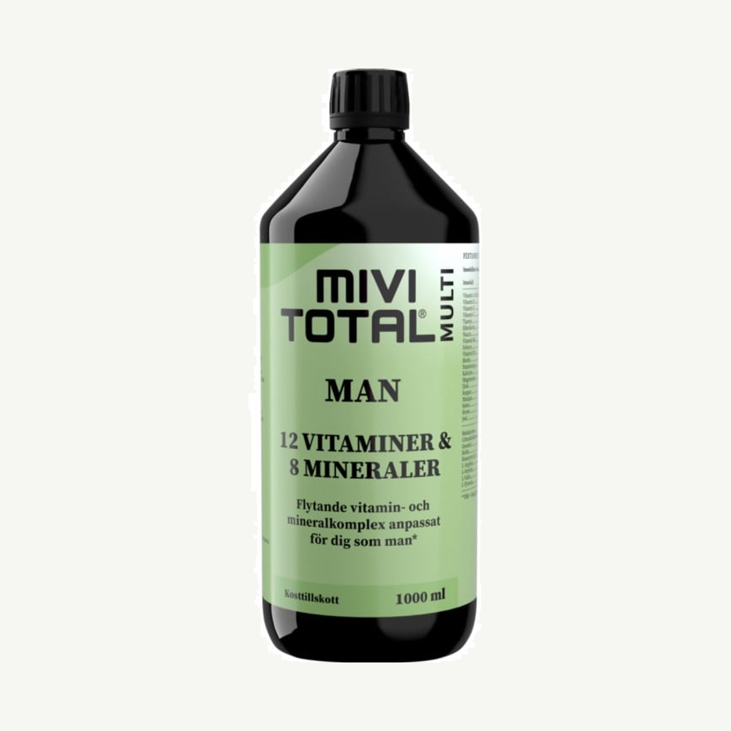 Förpackningen till Mivitotal Man 1000 ml