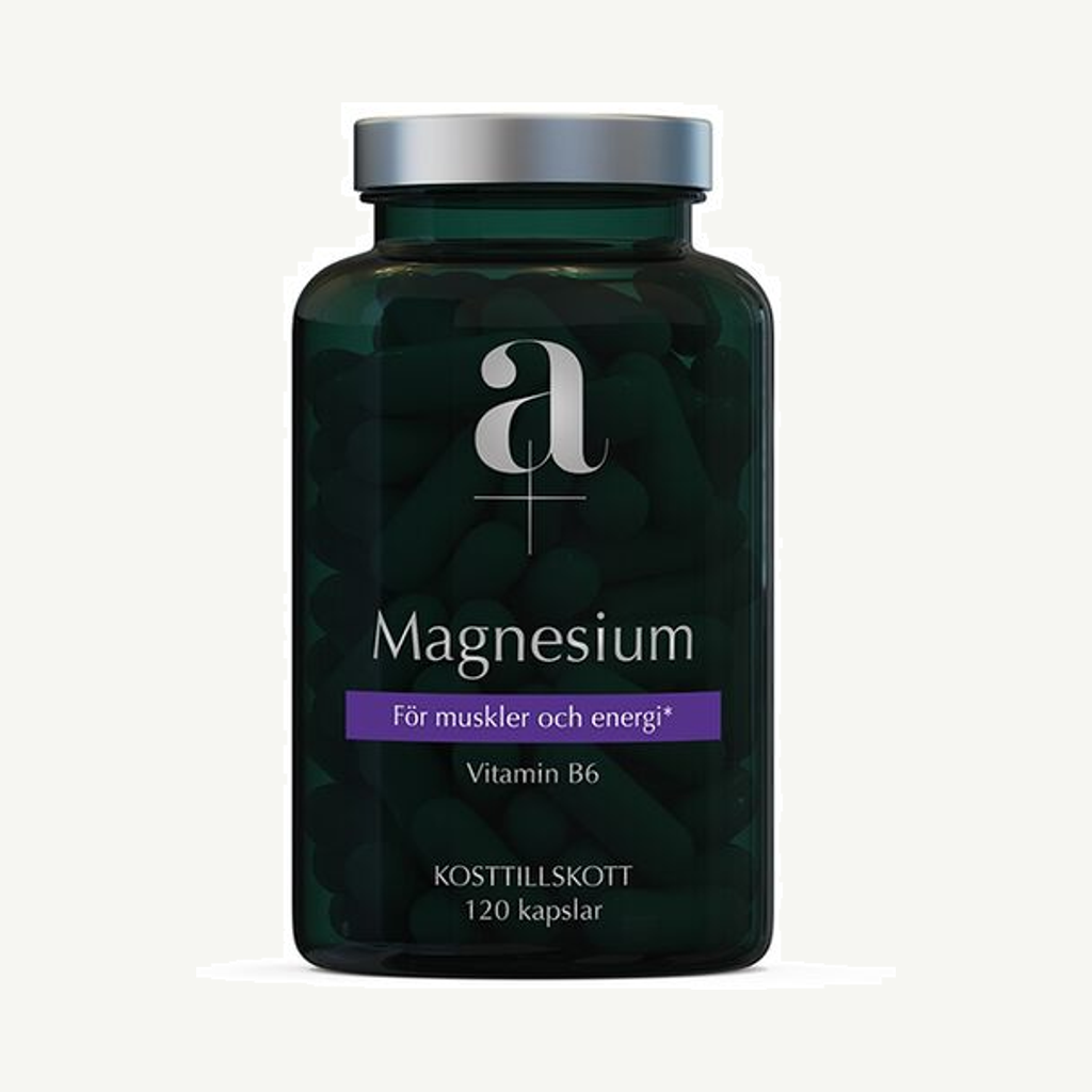 Förpackningen till Magnesium 120 kapslar