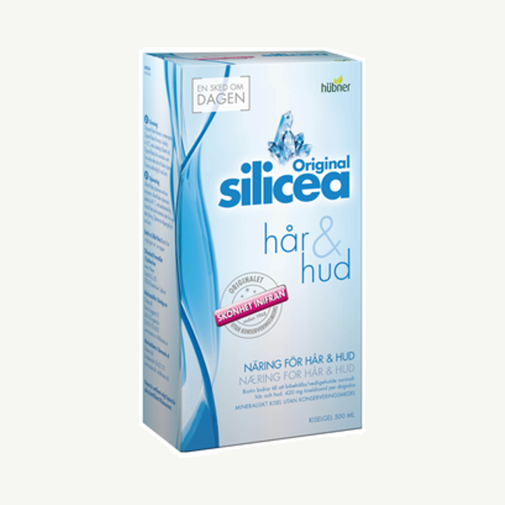 Förpackningen till Original Silicea gel 500ml