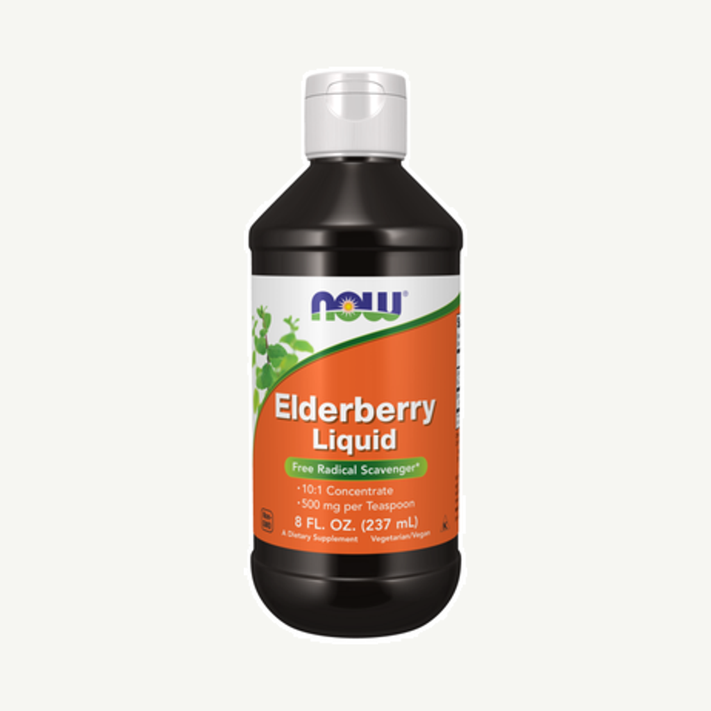Förpackningen till Elderberry Liquid 237ml