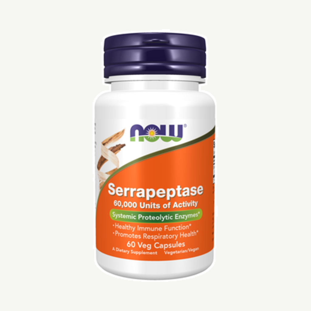 Förpackningen till Serrapeptase 60000SPU 60k